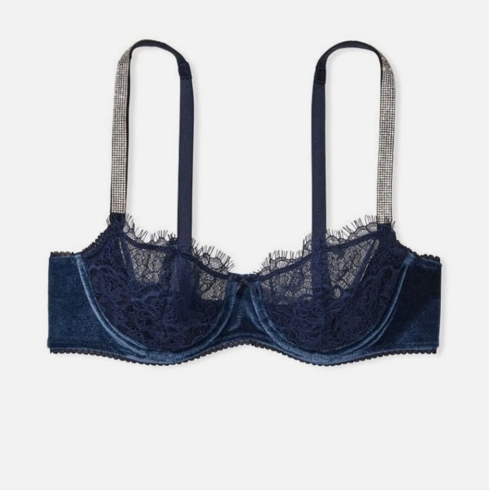 Victoria's Secret Wicked Velvet & Lace Shine Rhinestone